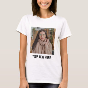 ladda upp foto och Personlig för Anpassningsbar fr T Shirt