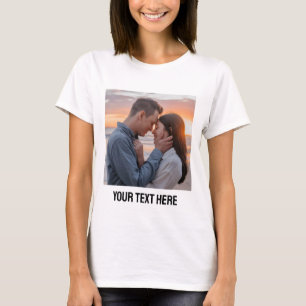 ladda upp foto och Personlig för Anpassningsbar fr T Shirt