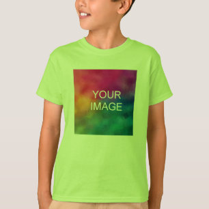 Ladda upp foto Unga pojkar Kortärmad Framtryck T Shirt