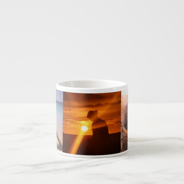 Ladda upp fotoespresso kopp espressomugg (Framsidan)