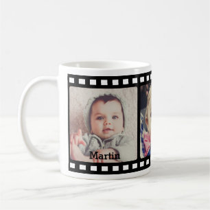 Ladda upp fotofilmfilm kaffemugg
