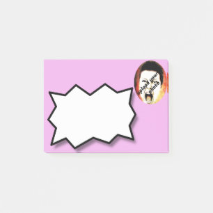 Ladda upp fotot, anpassade post-it block