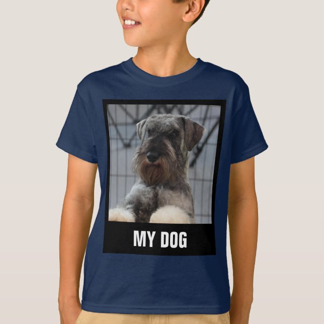 Ladda upp hund-foto t shirt (Framsida)