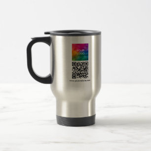 Ladda upp logotyp här Anpassad QR-kod Modern Elega Resemugg