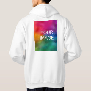 Ladda upp Logotyp Image Template Manar Basic White Hoodie