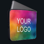Ladda upp Logotypen Lägg till text här mall Laptop Fodral<br><div class="desc">Ladda upp Logotypen för ditt företag här Lägg till textmall Modern Elegant Neoprene 15-tums Laptop sleeve.</div>