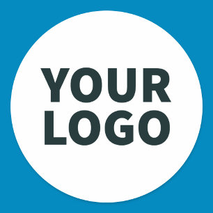 Ladda upp Logotypen Runt Klistermärke