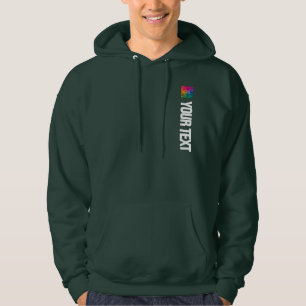 Ladda upp Manarna Lägg till bildtextmall Elegant M Hoodie