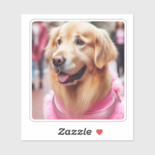 Ladda upp Personlig Pet Photo Gift för överordnad Klistermärken
