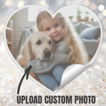 Ladda upp Personlig Photo Gift Child Hund Pet Hear