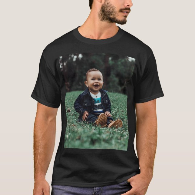 Ladda upp Personligen FotoAnpassningsbar T Shirt (Framsida)