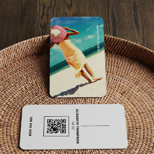 Ladda upp teckningen med QR-koddesignern för Kreat Visitkort