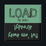 Ladda ur FUNNY! Dishwasher Magnet<br><div class="desc">Ett lustigt meddelande att lägga på diskmaskinen för att få veta om diskarna är smutsiga eller rena. Miljövänlig grönt med roligt-typografi. En underbar gåva till förhalaren i ditt liv!</div>