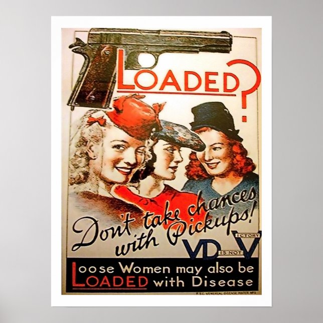 Laddad? Ta inte chansen med pickup-flickor, krig Poster (Framsidan)