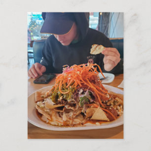 Laddade Nachos Vykort