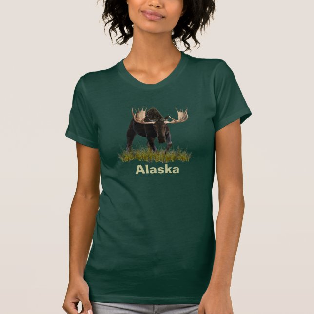 Laddande Älg Tee Shirt (Framsida)