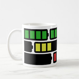 Laddande batterimugg kaffemugg