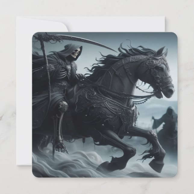 Laddande Död Anteckningskort (Framsida)