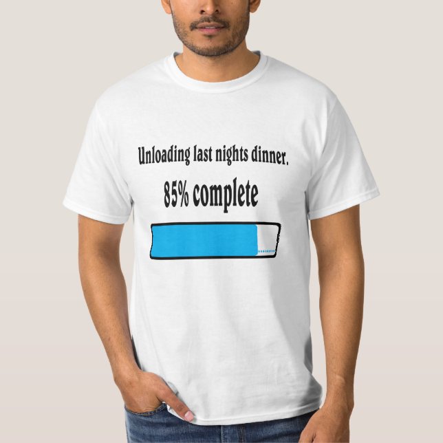 Laddar av förra kvällens middag. tee (Framsida)