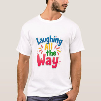 Laddar hela vägen - brant och spelande design t shirt