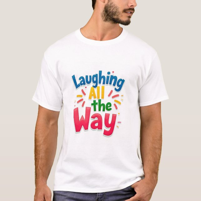 Laddar hela vägen - brant och spelande design t shirt (Framsida)