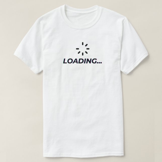 Laddar... Minimalistisk Typsnittsdesign för T-Shir T Shirt (Design framsida)
