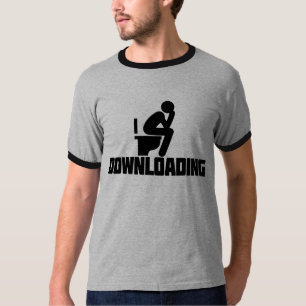 Laddar ner - Rolig Toalett Bajsar T Shirt
