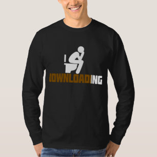 Laddar ner - Roligt Sarksatisk Toalett Bajsar  T Shirt