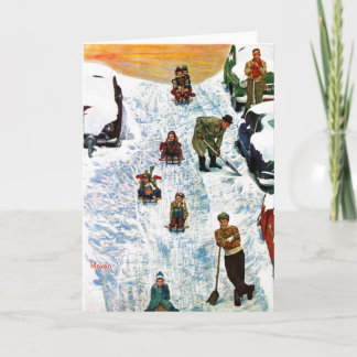 Laddar och Gräver ut Helgkort