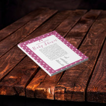 Laddar Rosa Baby Shower Ord-sökspel