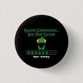 Laddar Shenanigans Hundmamma Gnome St Patrick's Da Knapp