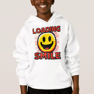 Laddar Smile – Retro Pixel Art 8-Bit Glad Anka Ans T Shirt