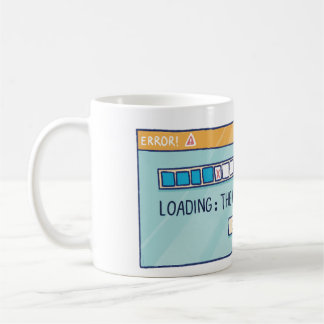 Laddar: Viljan att sluta läsa Kaffemugg