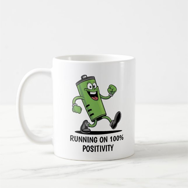 Laddat batteri kaffemugg (Vänster)