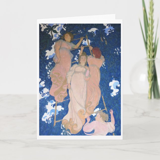 Ladder i Foliage, Maurice Denis Kort (Framsida)