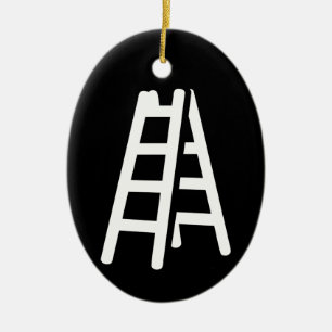Ladder Julgransprydnad Keramik