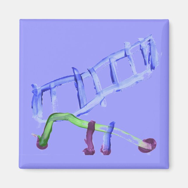 Ladder Lastbil magnet (Framsidan)