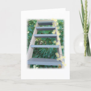 Ladder on White inspirational Kort