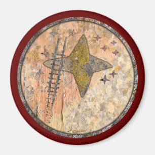 Ladder till Stars Talking Canyons, New mexico Magnet