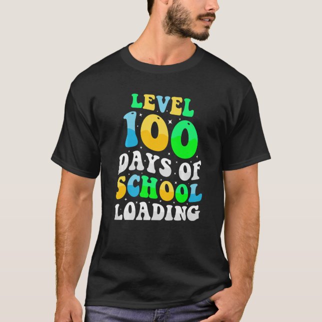 Laddning av 100 dagar i skolan 100 dagar i Scho T Shirt (Framsida)
