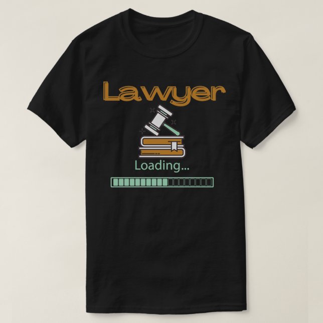 Laddning av advokat t shirt (Design framsida)