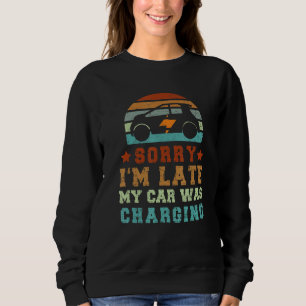 Laddning av batteri för elbil fordon automoti t shirt