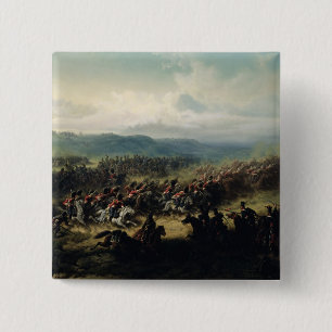Laddning av den ljusa brigaden, 25th Oktober 1854 Knapp