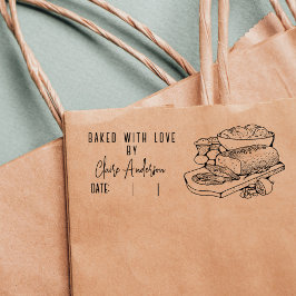 Laddning av det anpassade namnet Bröd som har spar Självfärgande Stämpel