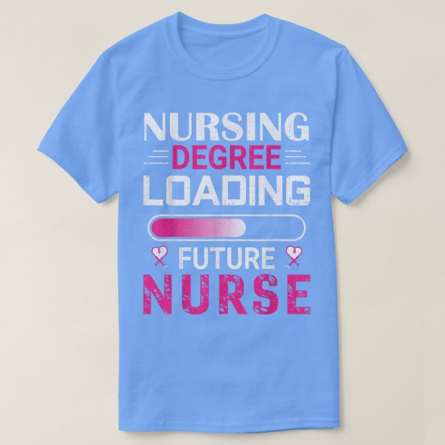 Laddning av framtida närhet Student T Shirt (Design framsida)