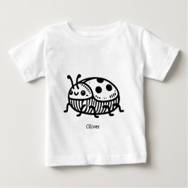 Laddning av illustration av handritad beetle t shirt