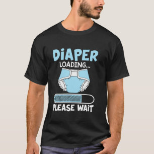 Laddning av nedtoning Vänta Långärmaden för att få T Shirt