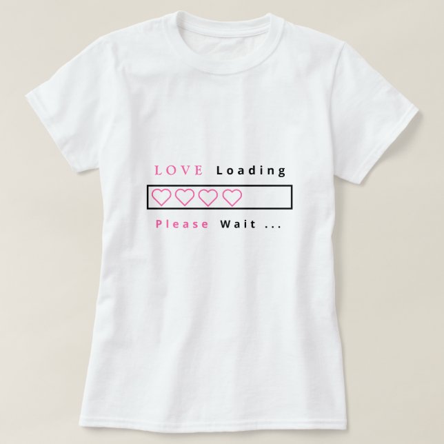 Laddning av T-Shirt Kärlek - Anpassningsbar (Design framsida)