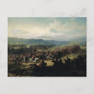 Laddningen av lätta brigaden, 25 oktober 1854 vykort