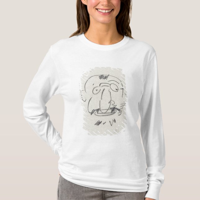 Laddningsde Lautrec par Lui-Meme (rita på papper), Tee Shirt (Framsida)